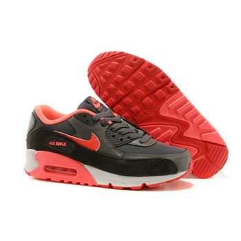 Nike Air Max 90 Womens Shoes 2015 New Releases Deep Brown Orange Factory